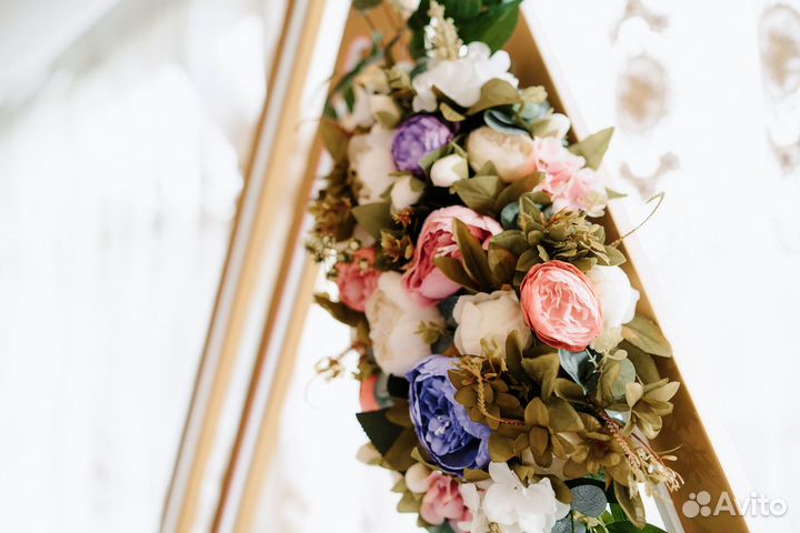 Свадебная арка с подсветкой