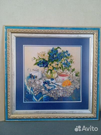 Картина. Ручная работа. Вышивка бисером