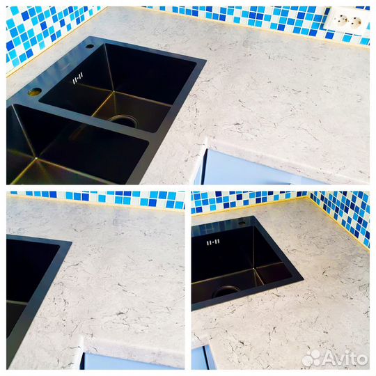 Еврозапил столешницы. Сборка и установка кухни