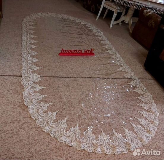 Силиконовая скатерть с кружевом Богема