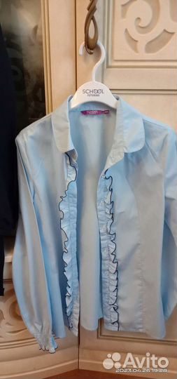 Рубашка школьная для девочек