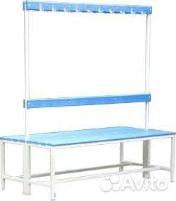 Двусторонняя скамейка с вешалкой Спорт2 1500