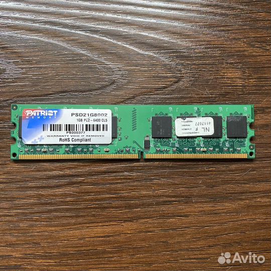 Модуль памяти Patriot Memory psd21g8002 DDR2-800