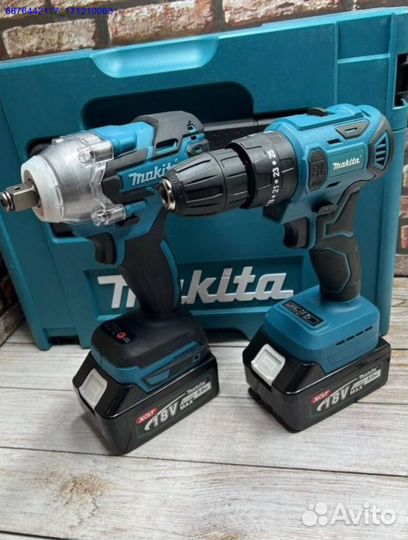 Набор Makita 2в1 Шуруповерт, гайковерт (Арт.40576)