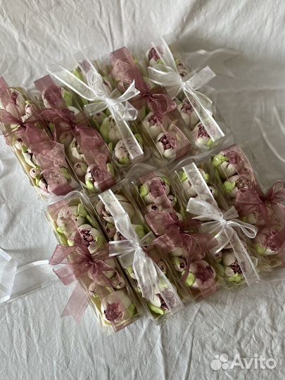 Съедобный букет из зефира