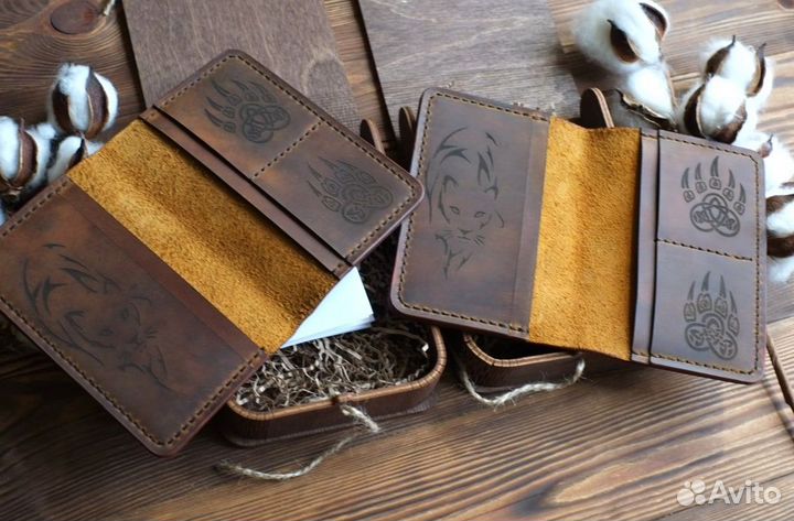 Обложка на паспорт и автодокументы из кожи