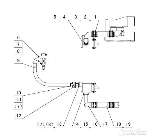 Фланец LGB117-314650 (sdlg)