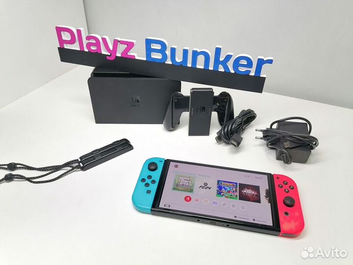 Прошита Nintendo Switch Oled 320gb+999игр