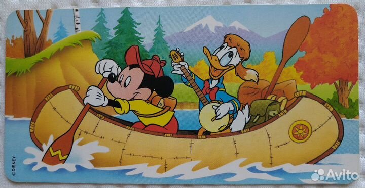 Открытки из шоколадок Nestle Disney Family