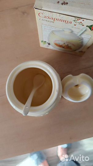 Новый Горшок керамический сахарница