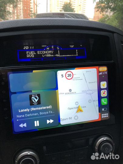 Новая Шустрая 4/64 9’’ DSP CAR play для Pajero 4