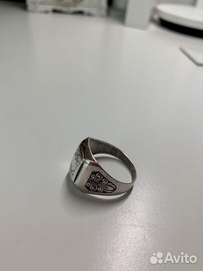 Перстень-печатка, 925 проба. СССР