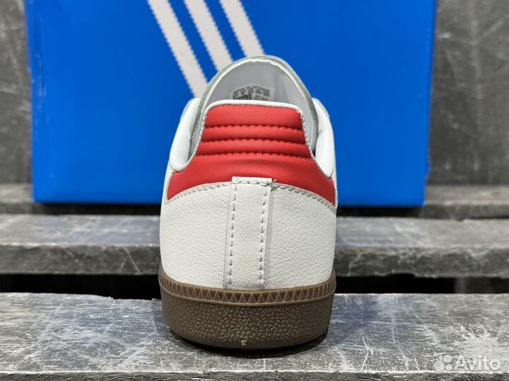 Adidas Samba OG White Better Scarlet