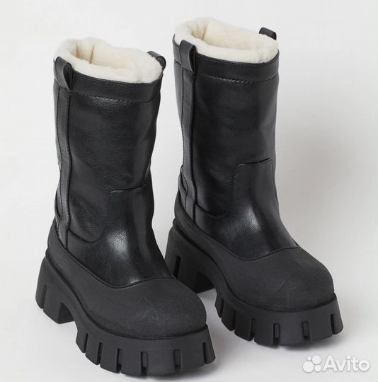 Ботинки зимние женские 36 размер новые h&m