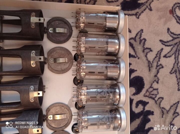 Радиолампы гу-50 и стаканы с панелями плк-50