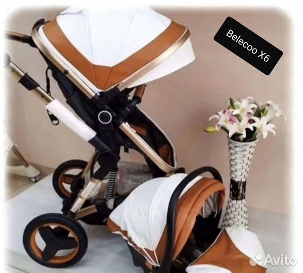 Belecoo x6 коляска трансформер с доставкой 3v1