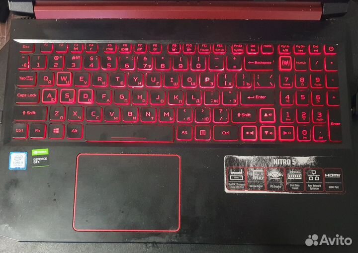 Ноутбук acer nitro 5 an515 54