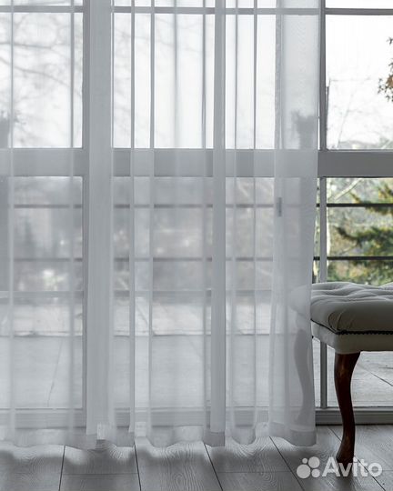 Комплект Шторы + Тюль Зарина Бронза и Вуаль