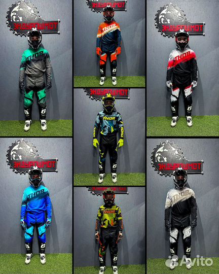 Джерси и штаны thor для энудро, мотокросса