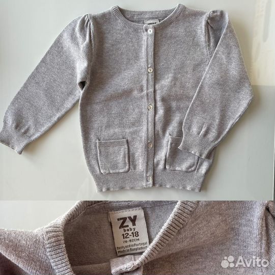 Пакет вещей на девочку 74 80 zara next