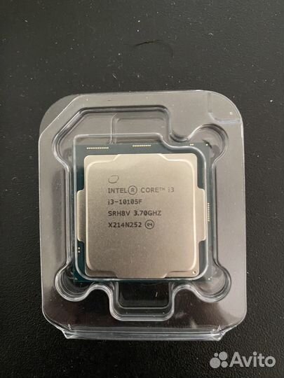 Процессор intel core i3-10105f (LGA 1200) +вент