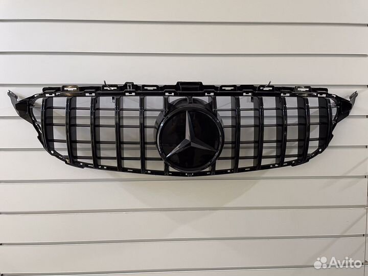Решетка радиатора Mercedes w205 GT black