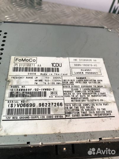 CD-чейнджер Volvo