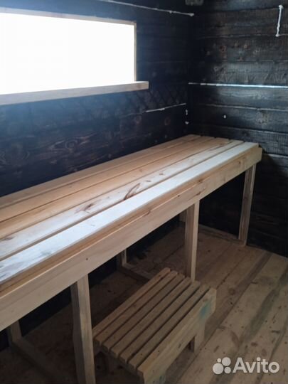 Полок для бани липа