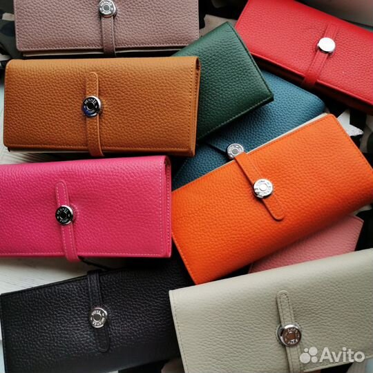 Новый кожаный женский кошелёк