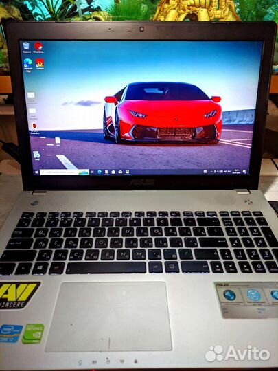 Мощный игровой metal asus n56 i7 8ядер/8g/ssd+hdd