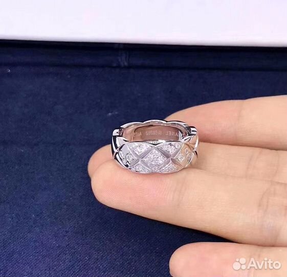 Кольцо Chanel, золото, бриллианты 0,18 ct