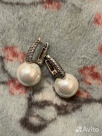 Серьги серебро 925