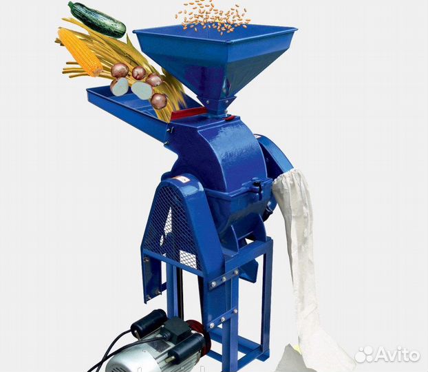 Зернодробилка кормоизмельчитель Bizon-124bsn серии