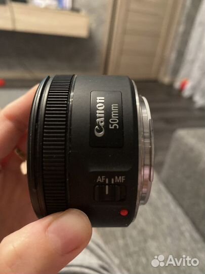 Объектив canon 50mm 1 8 stm