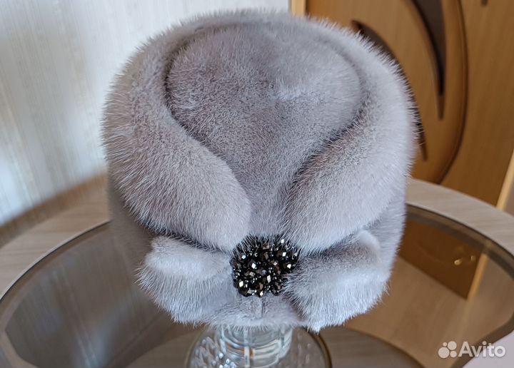 Шапка норковая женская