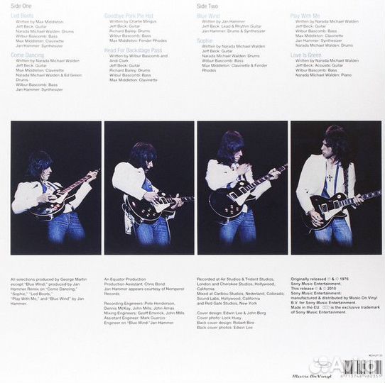 Виниловая пластинка Jeff Beck wired (180 Gram)