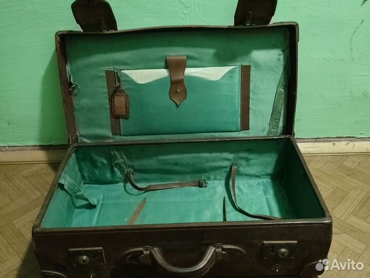 Чемодан офицерский кожанный