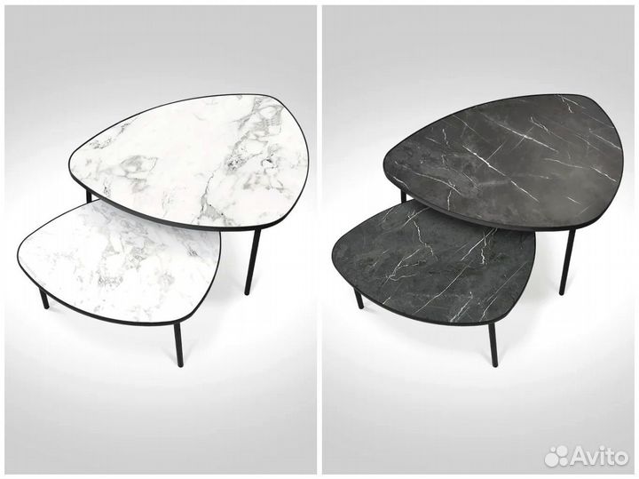 Тумба TV с фрезеровкой (на опорах)