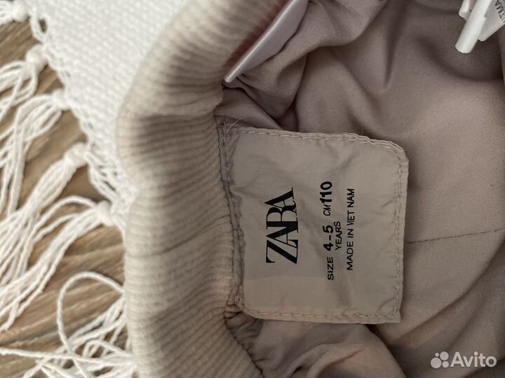 Утепленные брюки для девочки zara 110