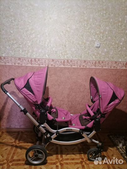 Коляска для двойни 2 в 1