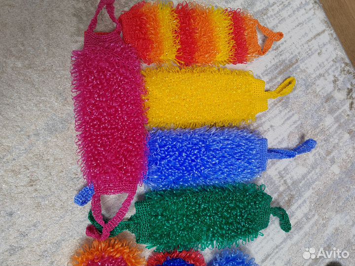 Мочалка ручной работы