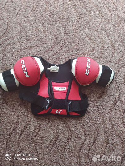 Нагрудник хоккейный налокотники Bauer