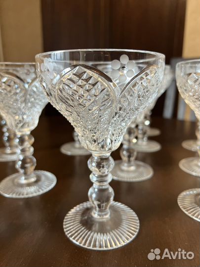 Хрустальные бокалы для шампанского