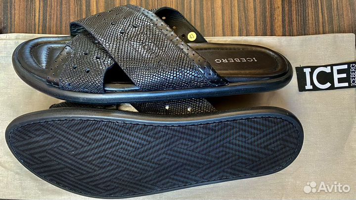 Шлепанцы Iceberg original раз.43-43,5 Italy
