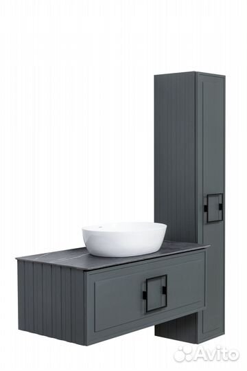 Тумба с раковиной La Fenice Cubo FNC-01-CUB-G-100