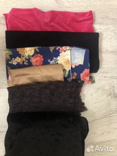 Отрезы ткани пакетом