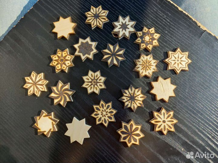 Звёздочки, заготовки, украшения