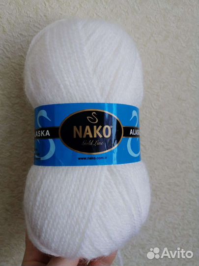 Пряжа для вязания Нитки Nako Alaska 5 мотков