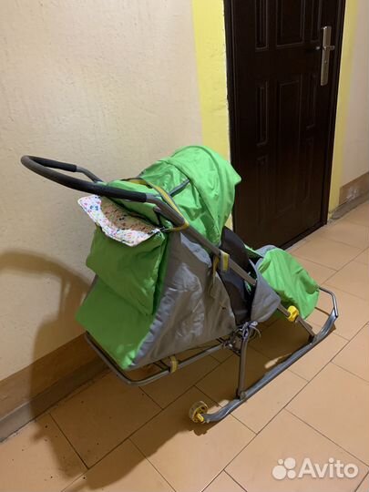 Детские санки коляска