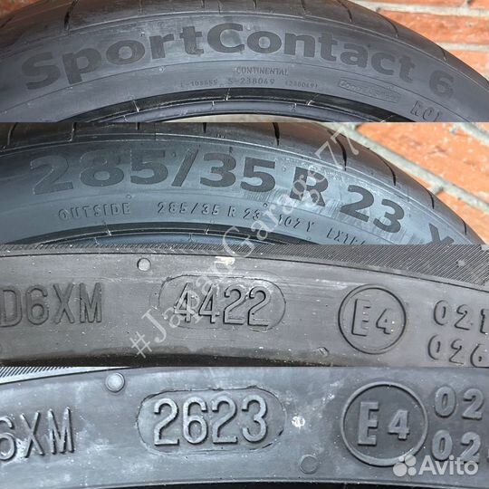 Continental SportContact 6 285/35 R23